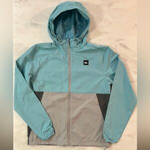 NWT Quicksilver Men’s Packable Water Resistant Color-block Jacket Size Small